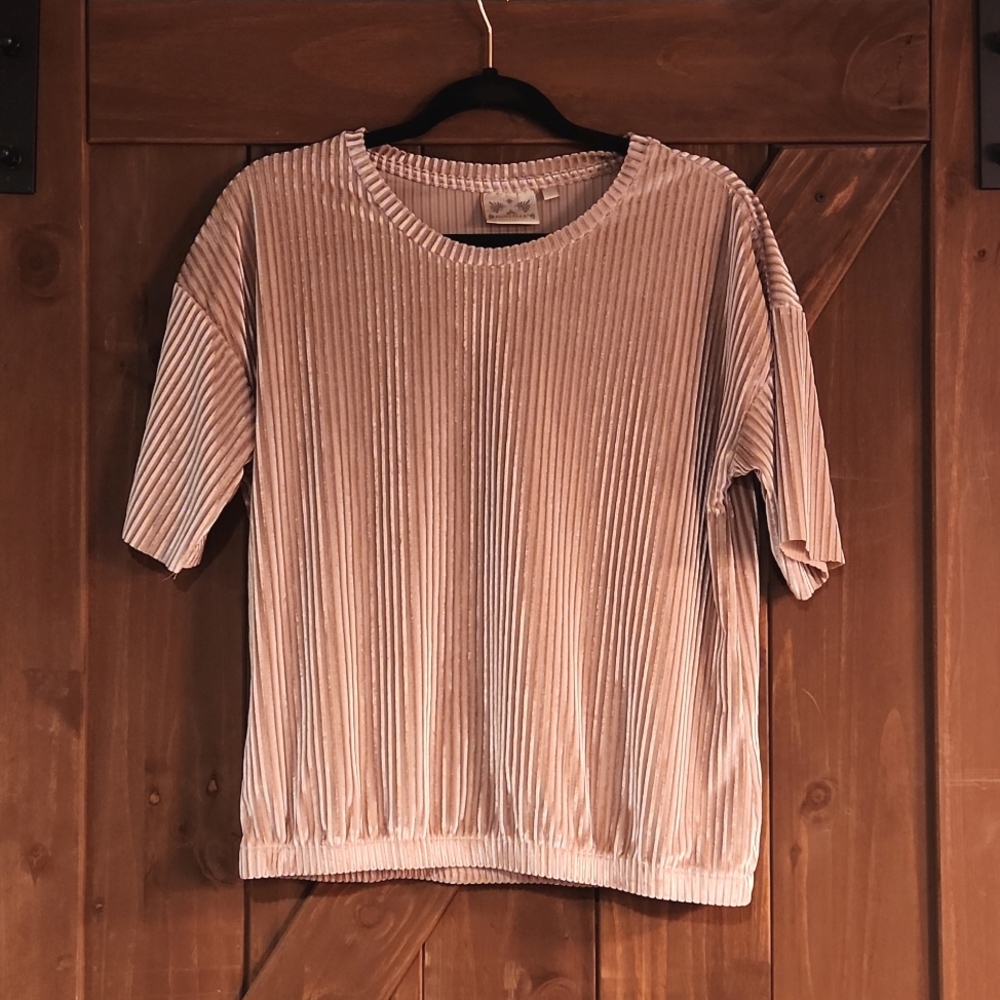 Dantelle Mauve Velvet Shirt